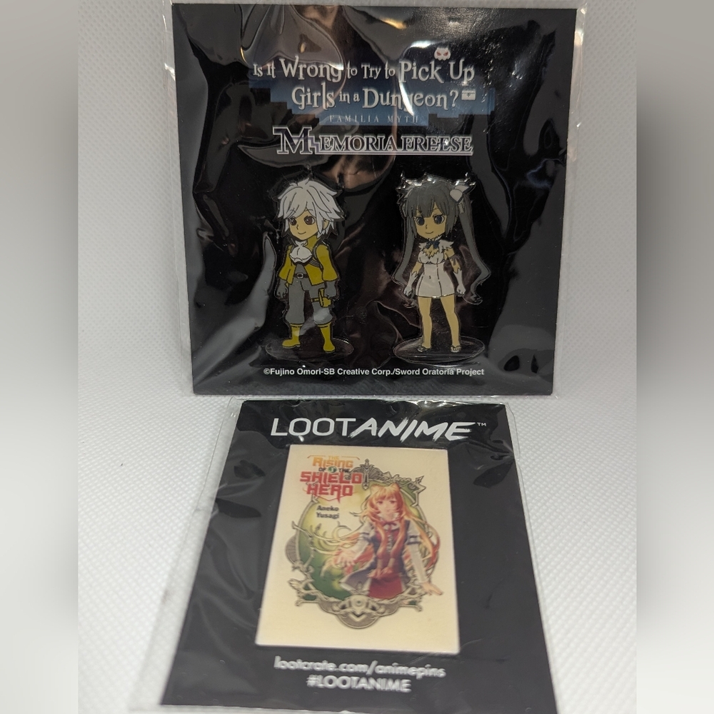 Memoria Freese Anime Pin Set - Chibi Characters